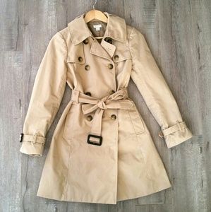 Jcrew classic trench coat 6 small